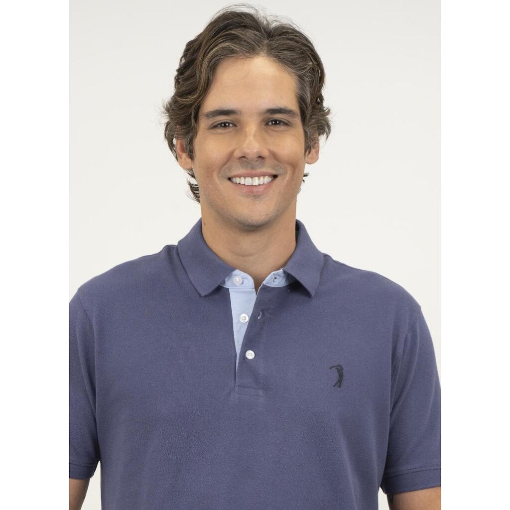 Camisa Polo Future Blue Lisa Aleatory