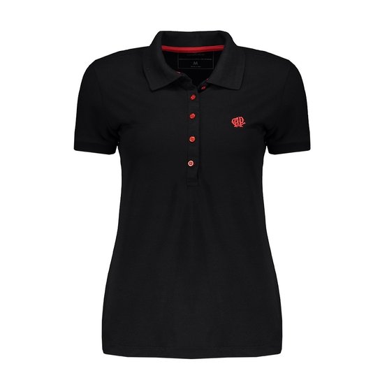 Camisa Polo Hat Trick Atlético-PR - Preto