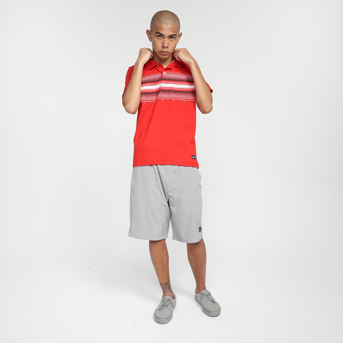 Camisa Polo HD Stripes Masculina - 3