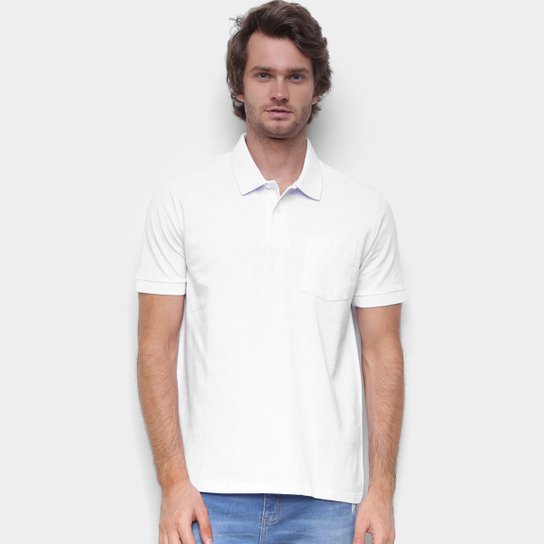 Camisa Polo Hering Básica Bolso Frontal Masculina - Branco é ruim? Camisa Polo Hering Básica Bolso Frontal Masculina - Branco é boa?
