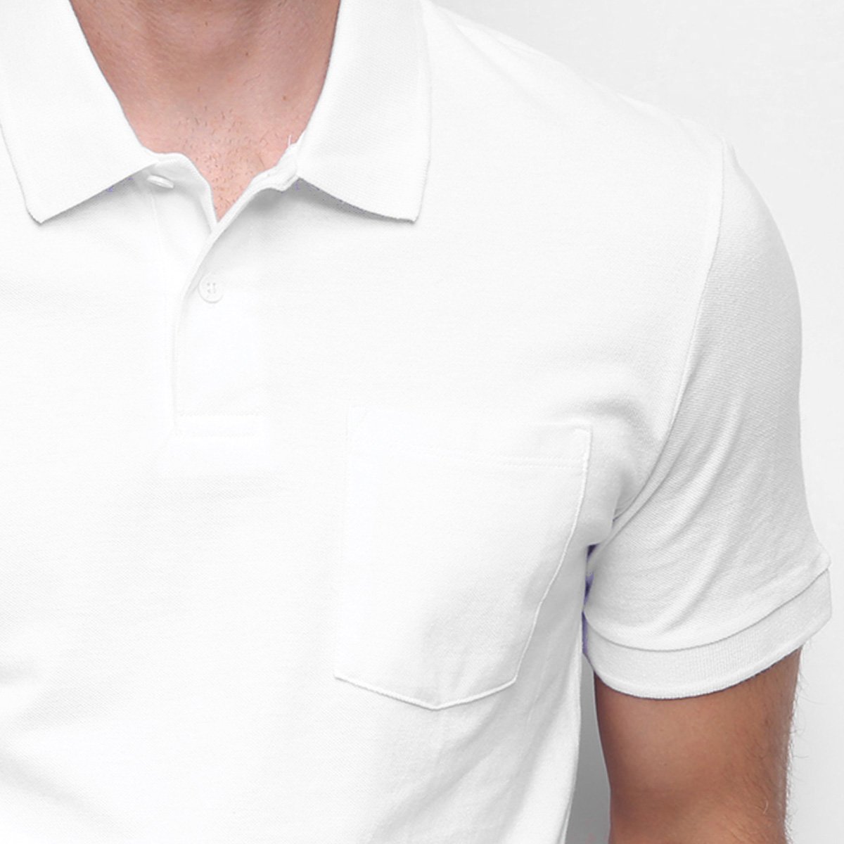 polo branca hering