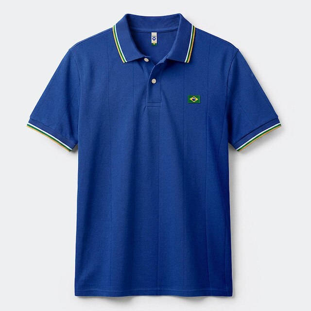 Camisa Polo Hering Brasil Masculina