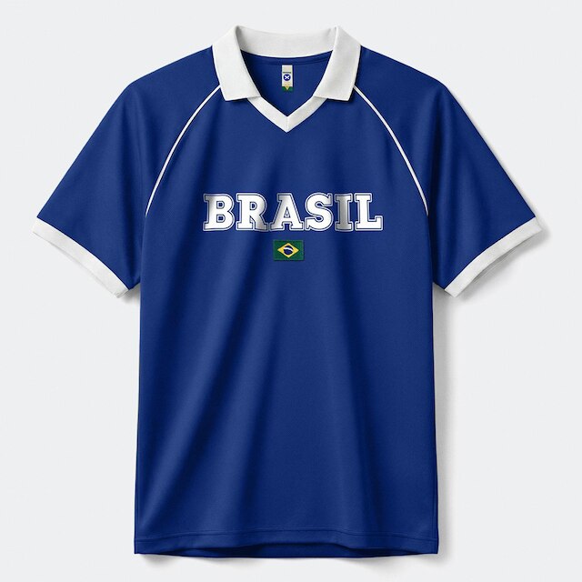 Camisa Polo Hering Brasil Masculina