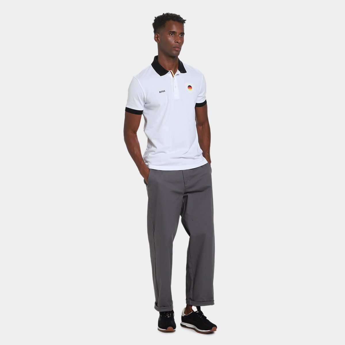 Camisa Polo Hugo Boss Alemanha Masculina - 5