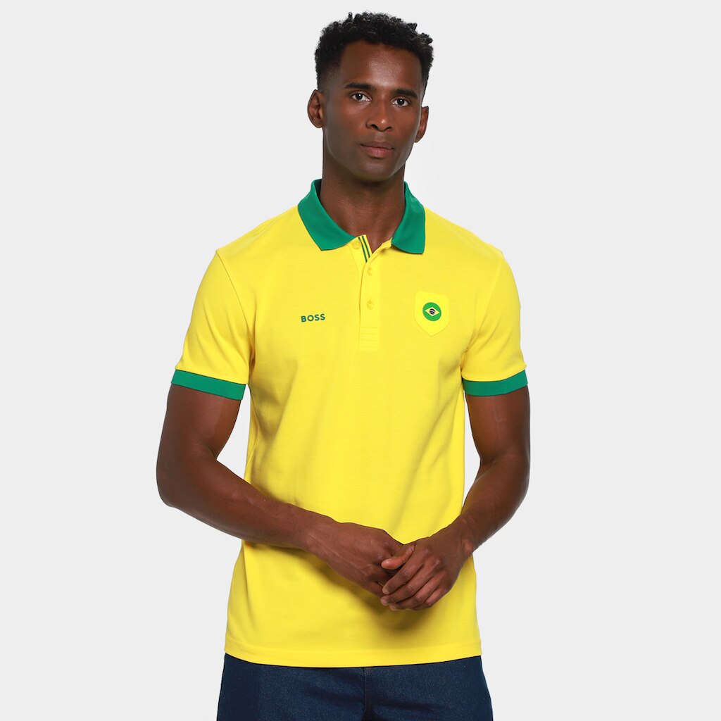 Camisa Polo Hugo Boss Brasil Masculina