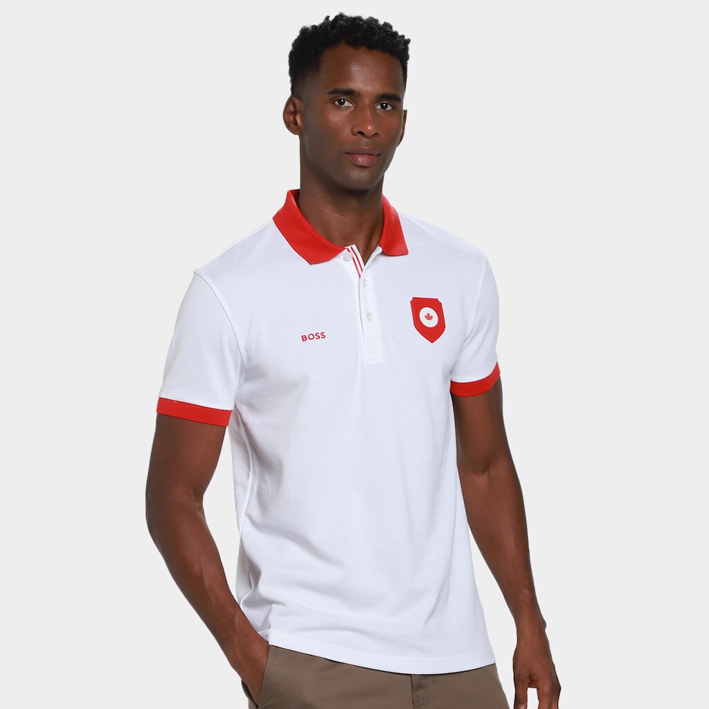 Camisa Polo Hugo Boss Canadá Masculina