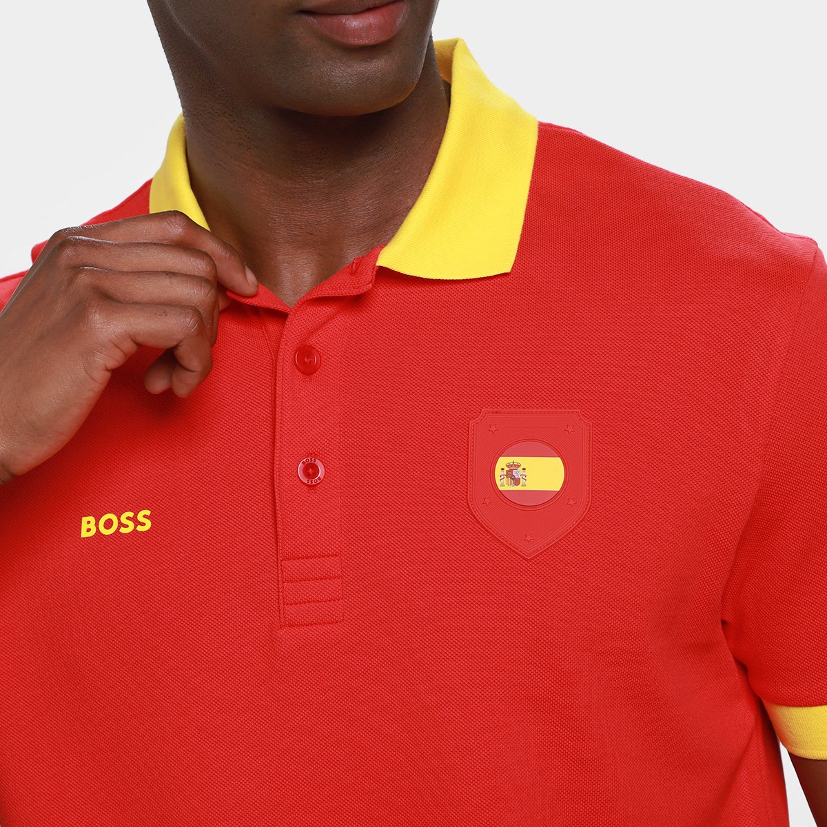 Camisa Polo Hugo Boss Espanha Masculina - 4