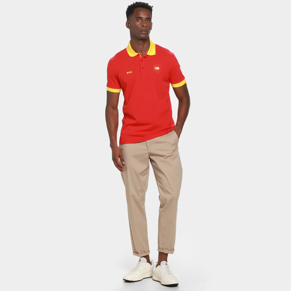 Camisa Polo Hugo Boss Espanha Masculina - 5