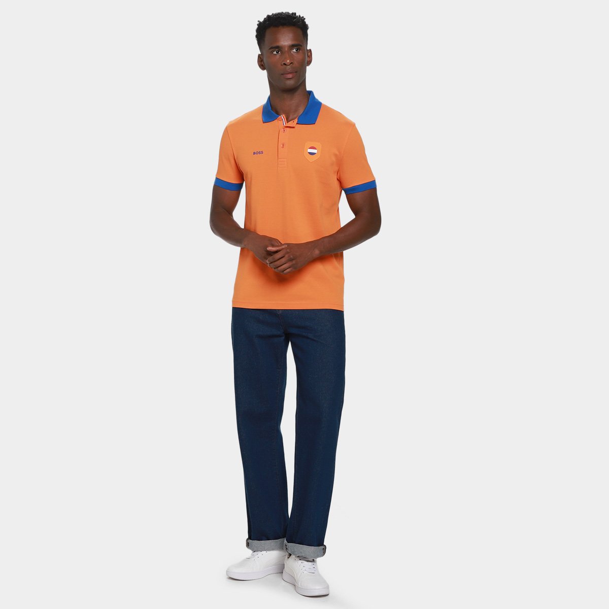Camisa Polo Hugo Boss Holanda Masculina - 4