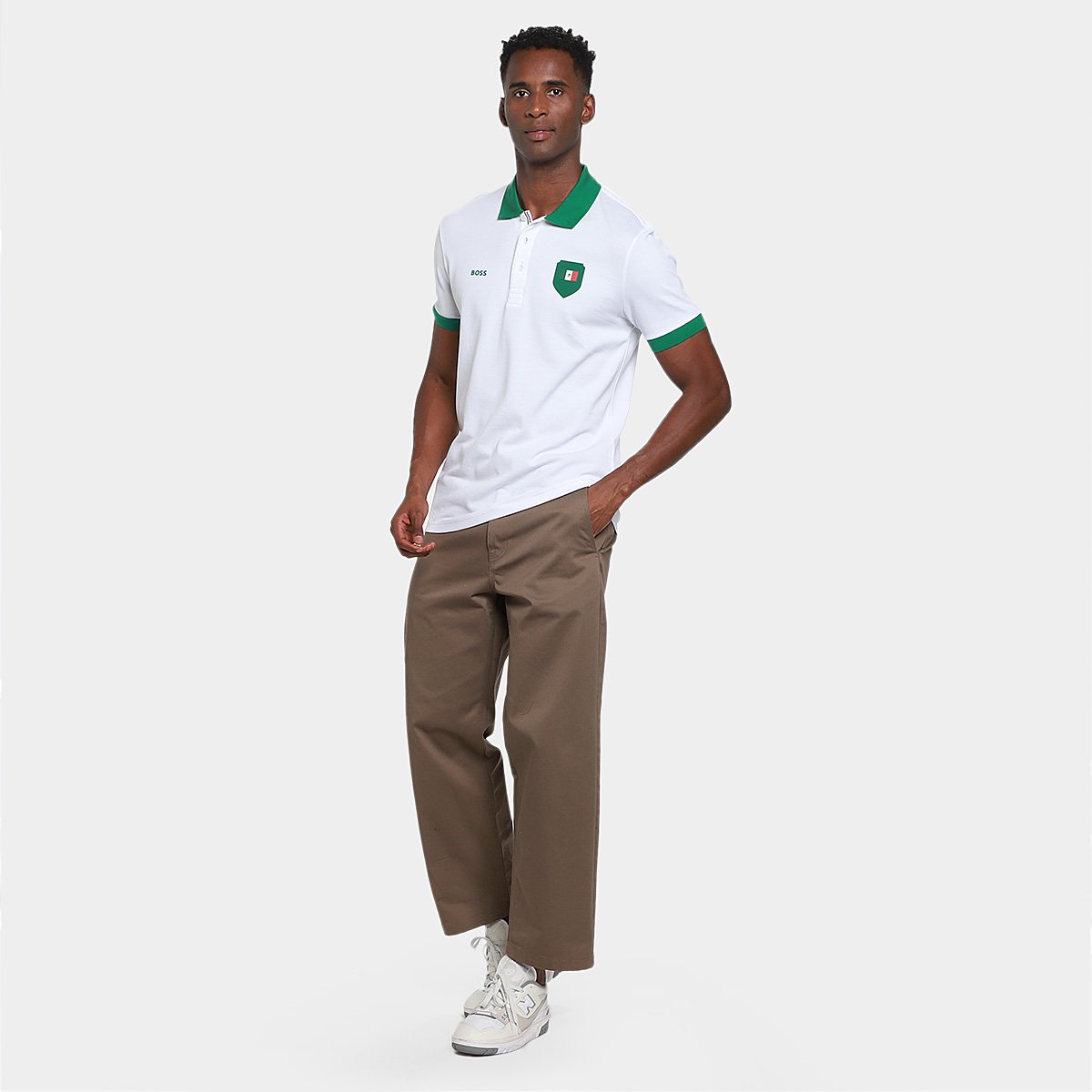Camisa Polo Hugo Boss México Masculina - 5