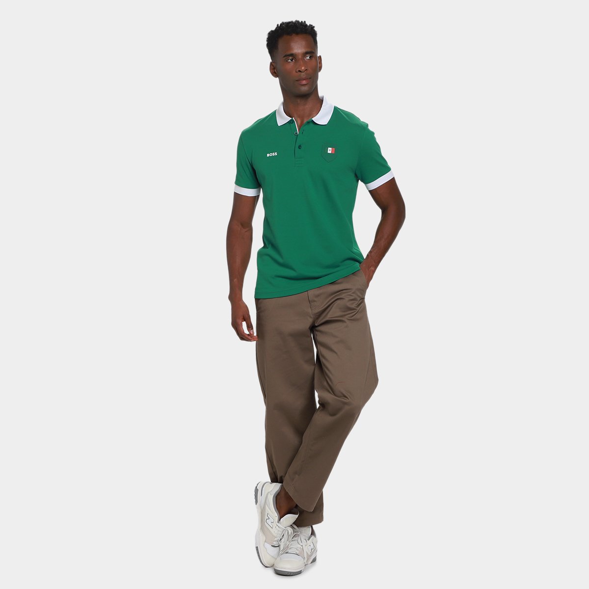 Camisa Polo Hugo Boss México Masculina - 5