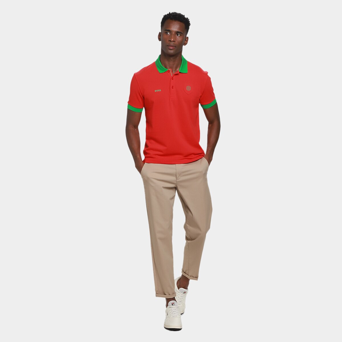 Camisa Polo Hugo Boss Portugal Masculina - 5