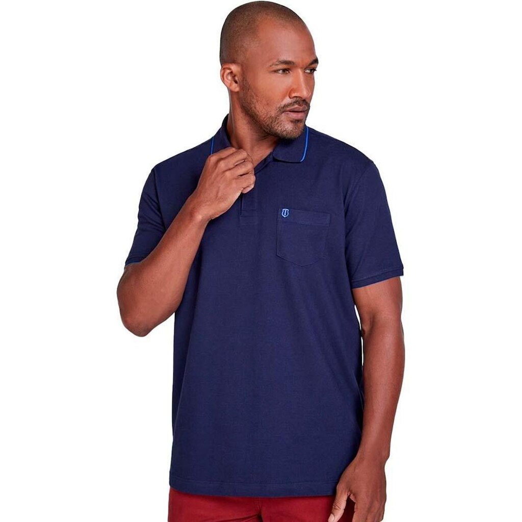 Camisa Polo Individual Basic Bolso Masculino