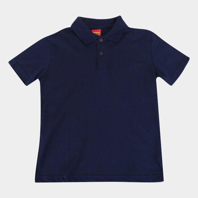 Camisa Polo Infantil Kyly Manga Curta Masculina - Marinho é boa?