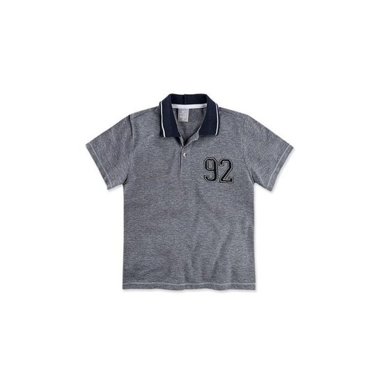 Camisa Polo Infantil Masculina Hering Kids 5390au810 - Cinza Menor preço em Camisa Polo Infantil Masculina Hering Kids 5390au810 - Cinza