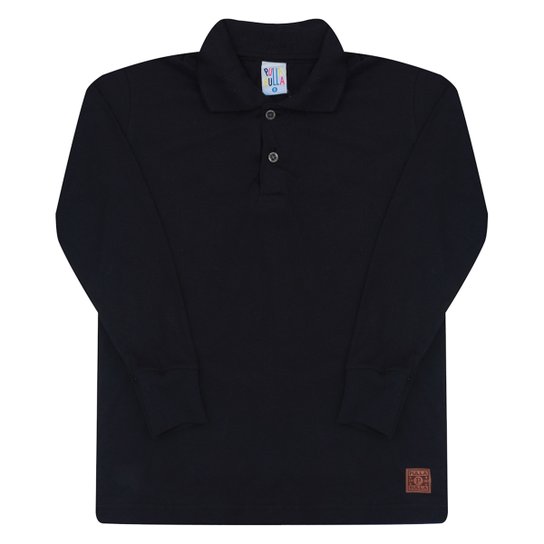 Camisa Polo Infantil Pulla Bulla Manga Longa Masculina - Preto é ruim? Camisa Polo Infantil Pulla Bulla Manga Longa Masculina - Preto é boa?