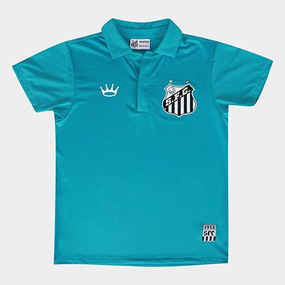 Camisa Polo Infantil Santos - Unissex