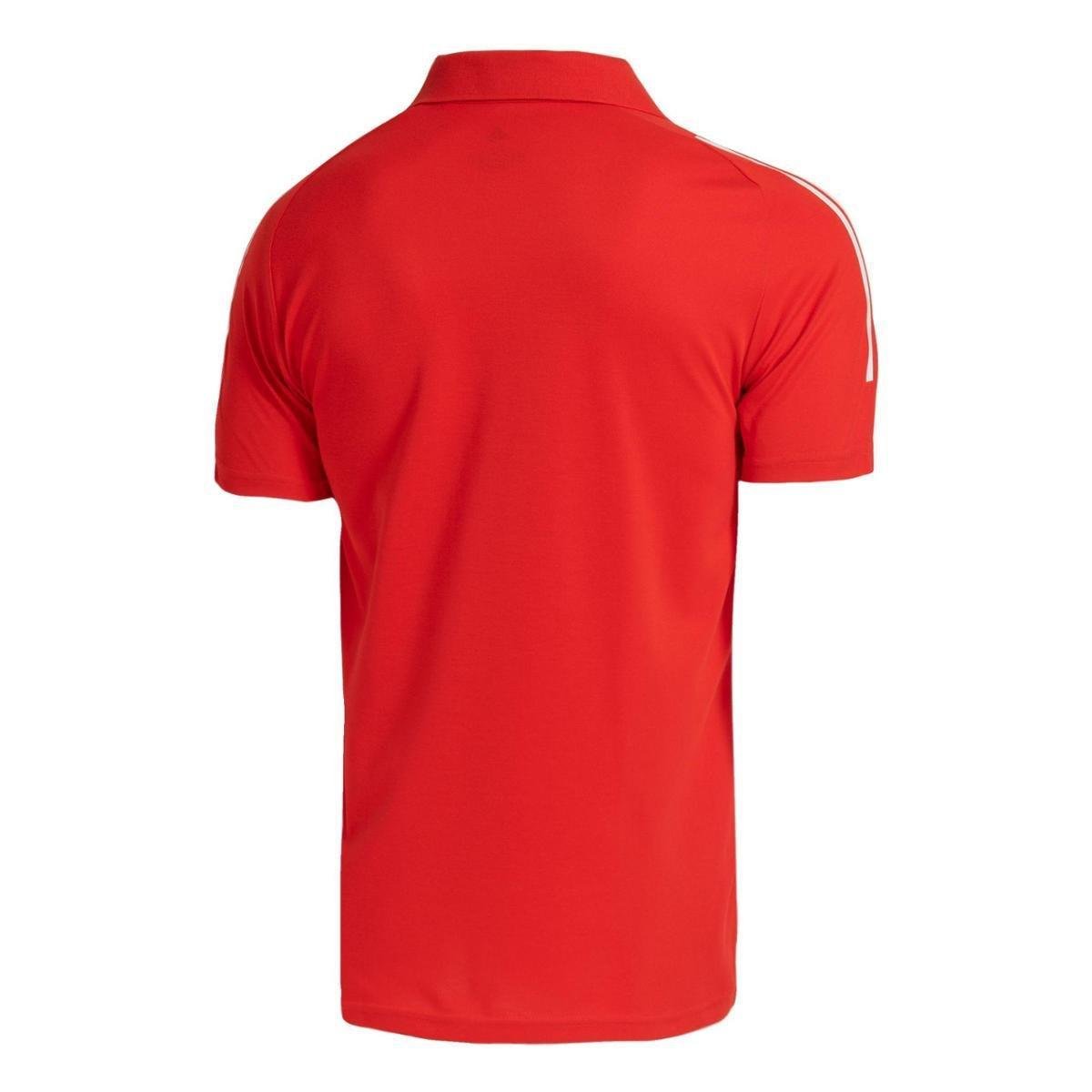 Camisa Polo Internacional Adidas - Vermelho | Netshoes