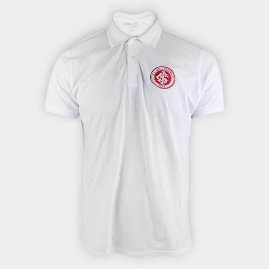 Camisa Polo Internacional Masculina - Branco Menor preço em Camisa Polo Internacional Masculina - Branco