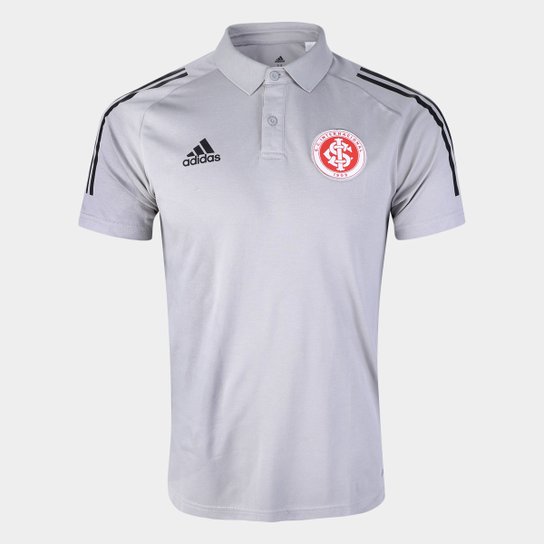 Camisa Polo Internacional Viagem 20/21 Comissão Técnica Adidas Masculina - Vermelho Menor preço em Camisa Polo Internacional Viagem 20/21 Comissão Técnica Adidas Masculina - Vermelho