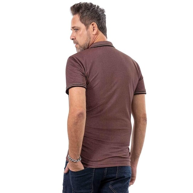 Camisa Polo John Pull Masculina Algodão Manga Curta Casual
