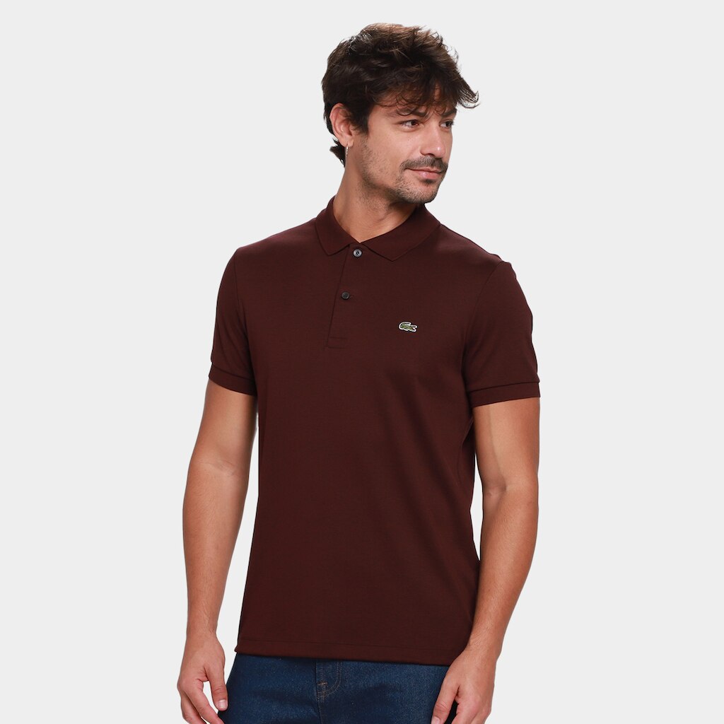 Camisa Polo Lacoste Algodão Pima Masculina