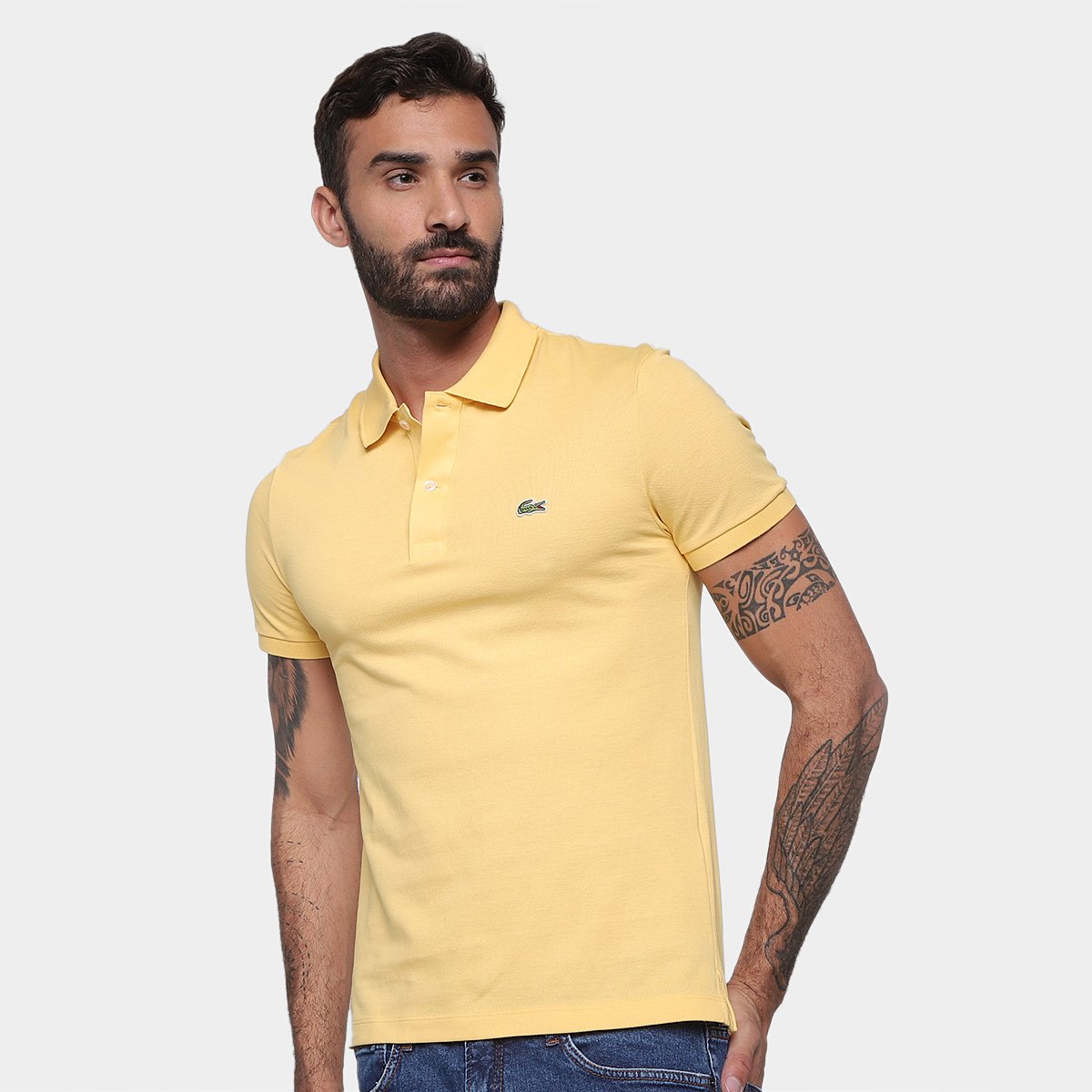 Camisa Polo Lacoste Casual Masculina Menor preço em Camisa Polo Lacoste Casual Masculina