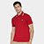Camisa Polo Lacoste Casual Masculina - Vinho+Branco