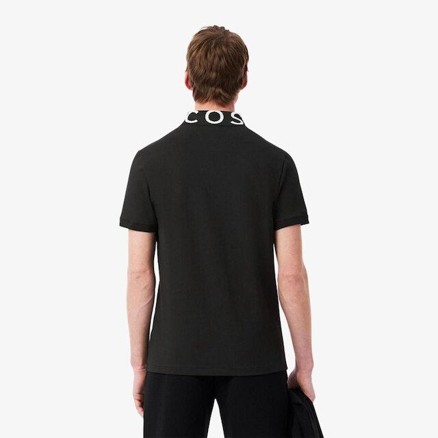 Camisa Polo Lacoste Jacquard Branded Masculina