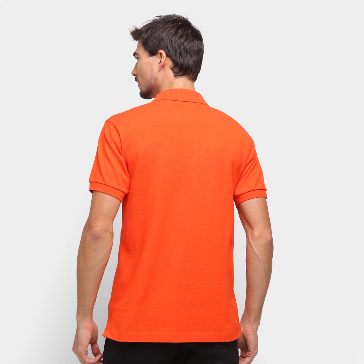 playera polo naranja