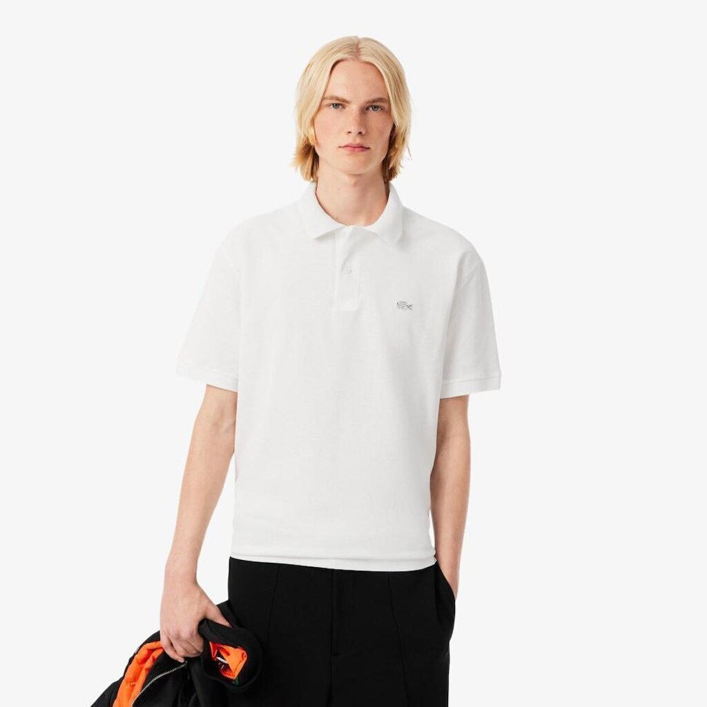 Camisa Polo Lacoste Piqué Com Caimento Folgado Masculina