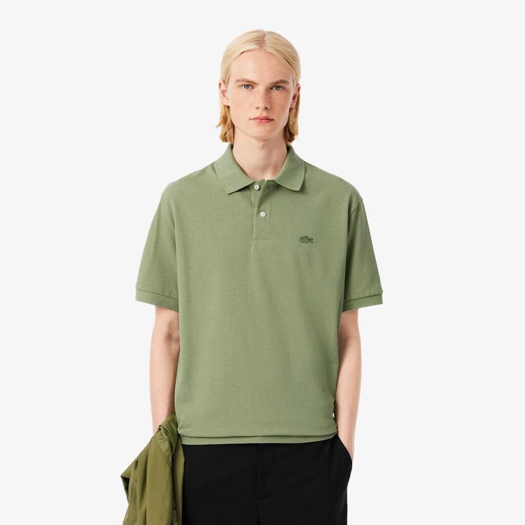 Camisa Polo Lacoste Piqué Com Caimento Folgado Masculina