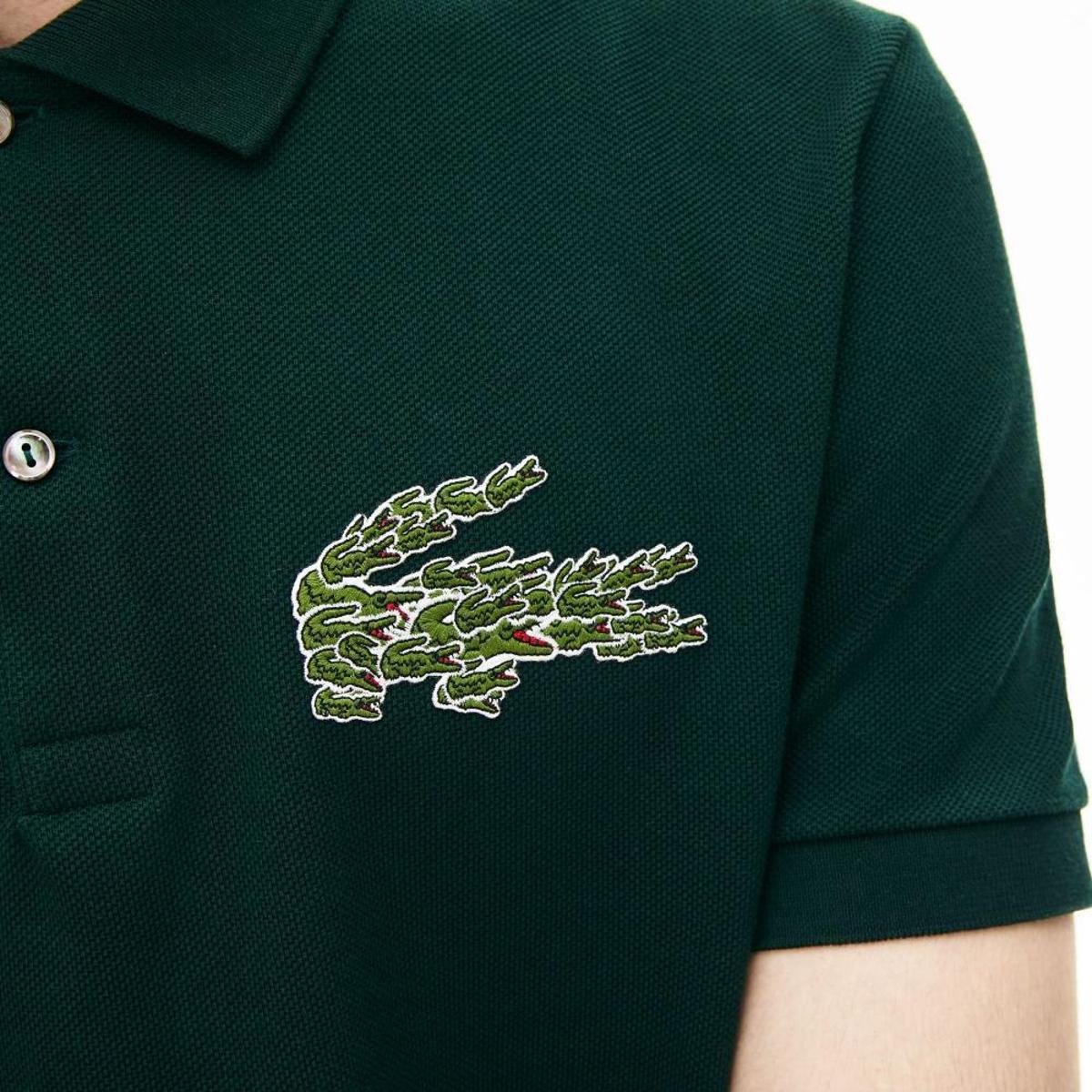 polo lacoste regular fit verde