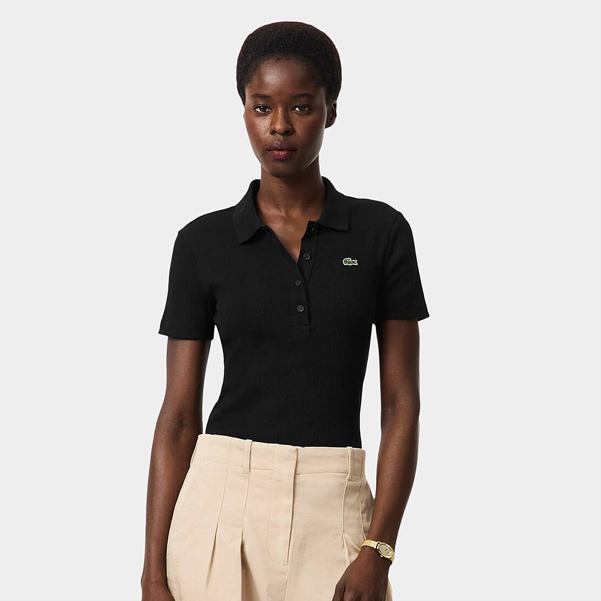 Camisa Polo Lacoste Slim Casual Feminina - 2