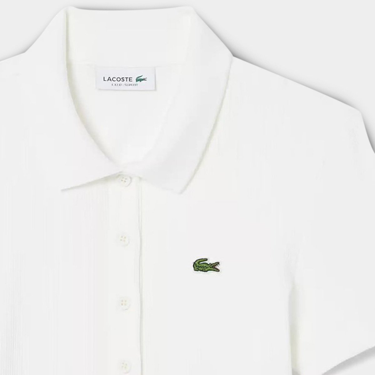 Camisa Polo Lacoste Slim Casual Feminina - 1