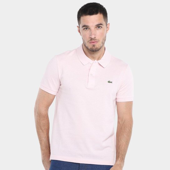 Camisa Polo Lacoste Slim Fit Piquet Masculina - Rosa Claro é ruim? Camisa Polo Lacoste Slim Fit Piquet Masculina - Rosa Claro é boa?