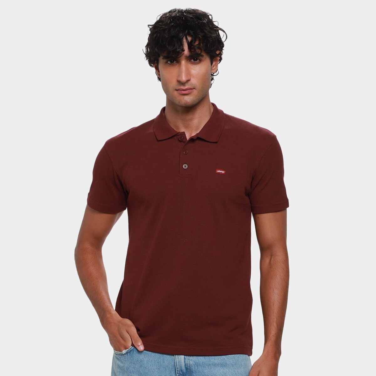 Camisa Polo Levi's Housemark Masculina Menor preço em Camisa Polo Levi's Housemark Masculina