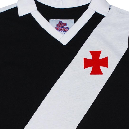 Camisa Polo Liga Retrô Vasco 1989 Infantil Masculina