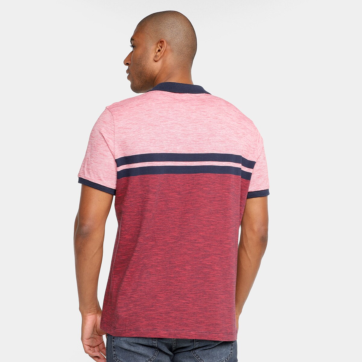 Camisa Polo Lucky Sailing Listrada Masculina - 1