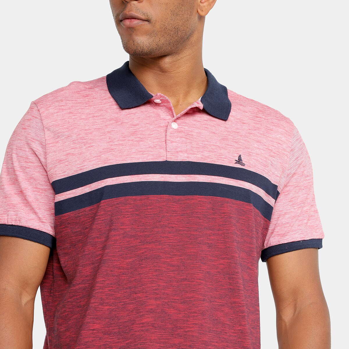 Camisa Polo Lucky Sailing Listrada Masculina - 2
