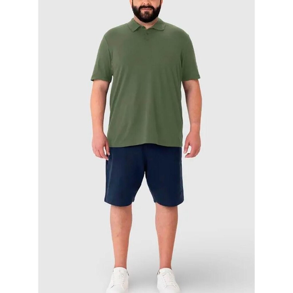 Camisa Polo Malwee 1000087851 Plus Size Piquet Stretch T. G1/G4