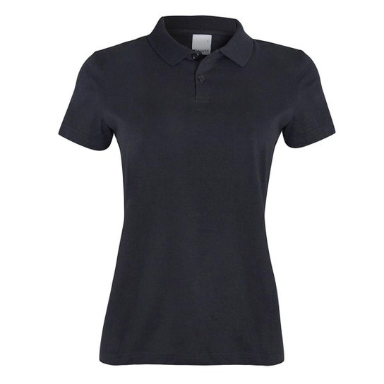 Camisa Polo Malwee Básica Feminina - Chumbo Menor preço em Camisa Polo Malwee Básica Feminina - Chumbo