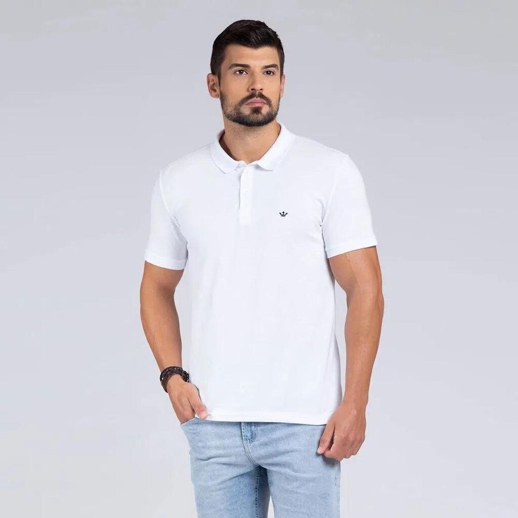 Camisa Polo Masculina Docthos Slim Algodão Piquet
