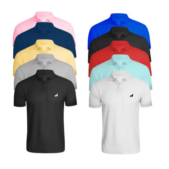 Camisa Polo Masculina em Tecido Piquet Vira Lata Wear Kit 10 Unidades - Sortido Menor preço em Camisa Polo Masculina em Tecido Piquet Vira Lata Wear Kit 10 Unidades - Sortido