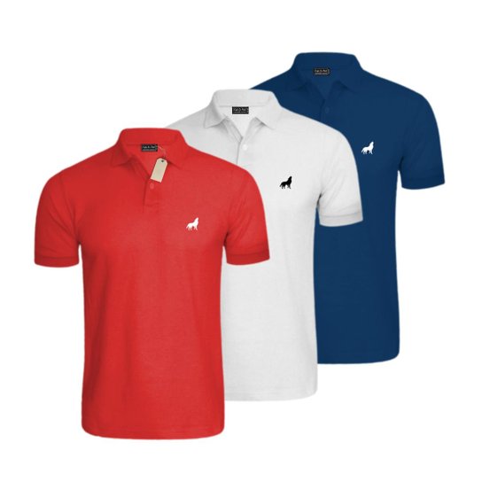 Camisa Polo Masculina em Tecido Piquet Vira Lata Wear Kit 3 Unidades - Sortido é ruim? Camisa Polo Masculina em Tecido Piquet Vira Lata Wear Kit 3 Unidades - Sortido é boa?