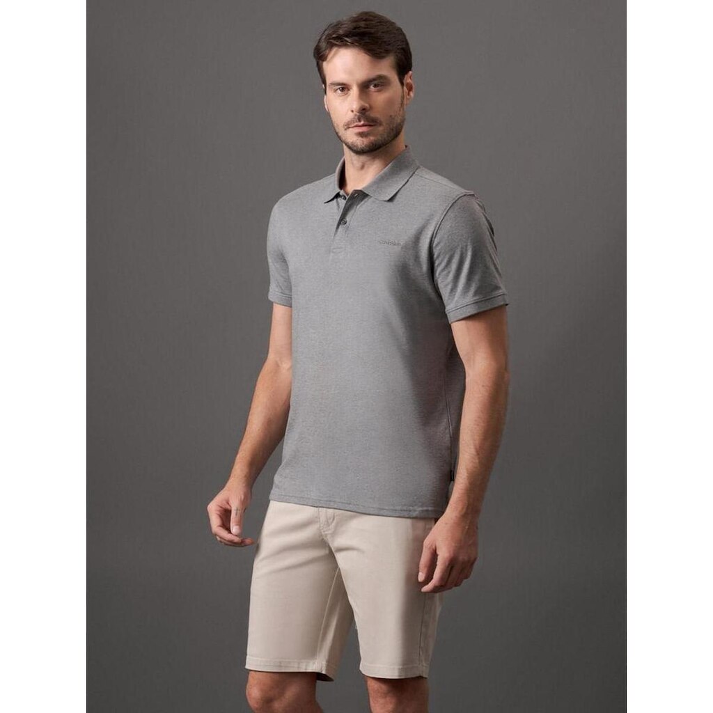 Camisa Polo Masculina Liquid Touch Calvin Klein