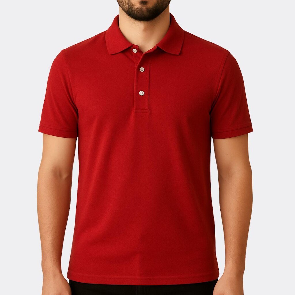 Camisa Polo Masculina Manga Curta Clássica com Gola e Botões Conforto e Estilo