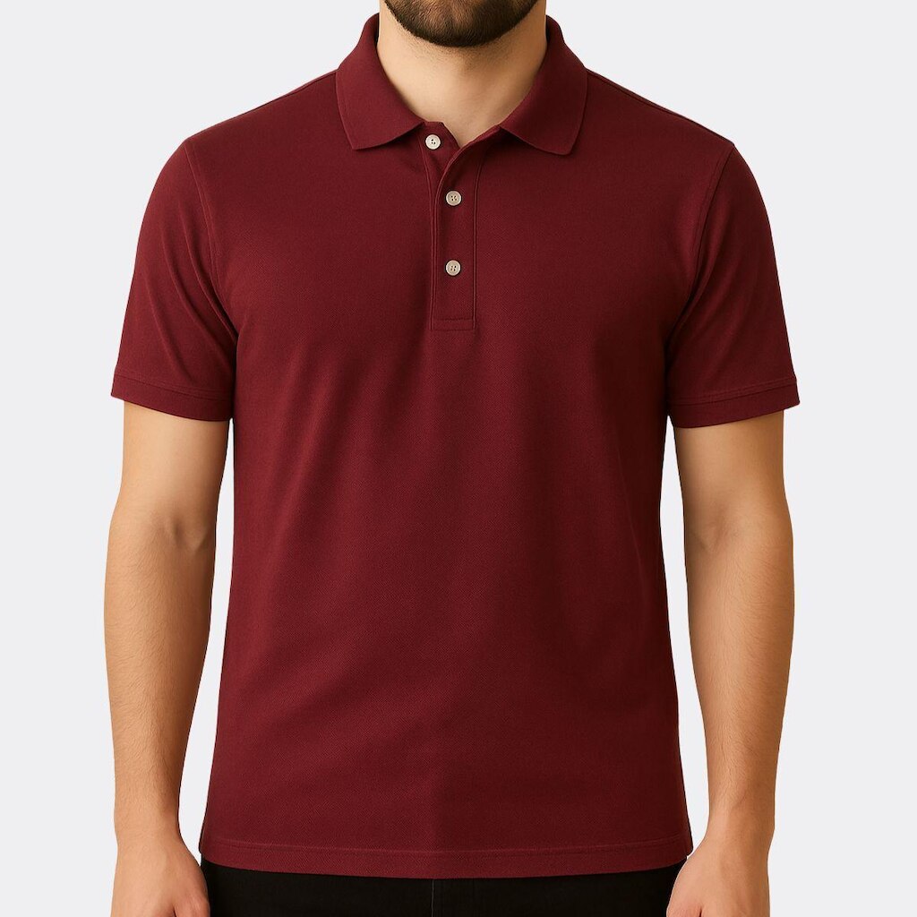 Camisa Polo Masculina Manga Curta Clássica com Gola e Botões Conforto e Estilo