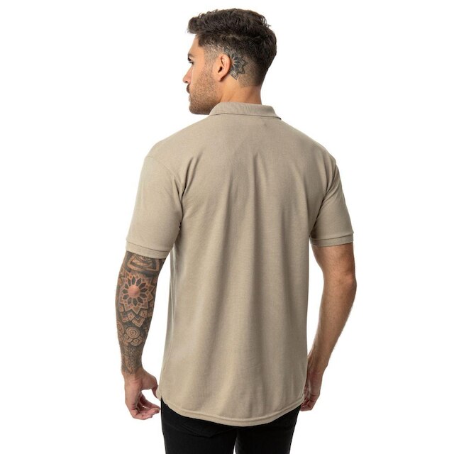 Camisa Polo Masculina Piquet