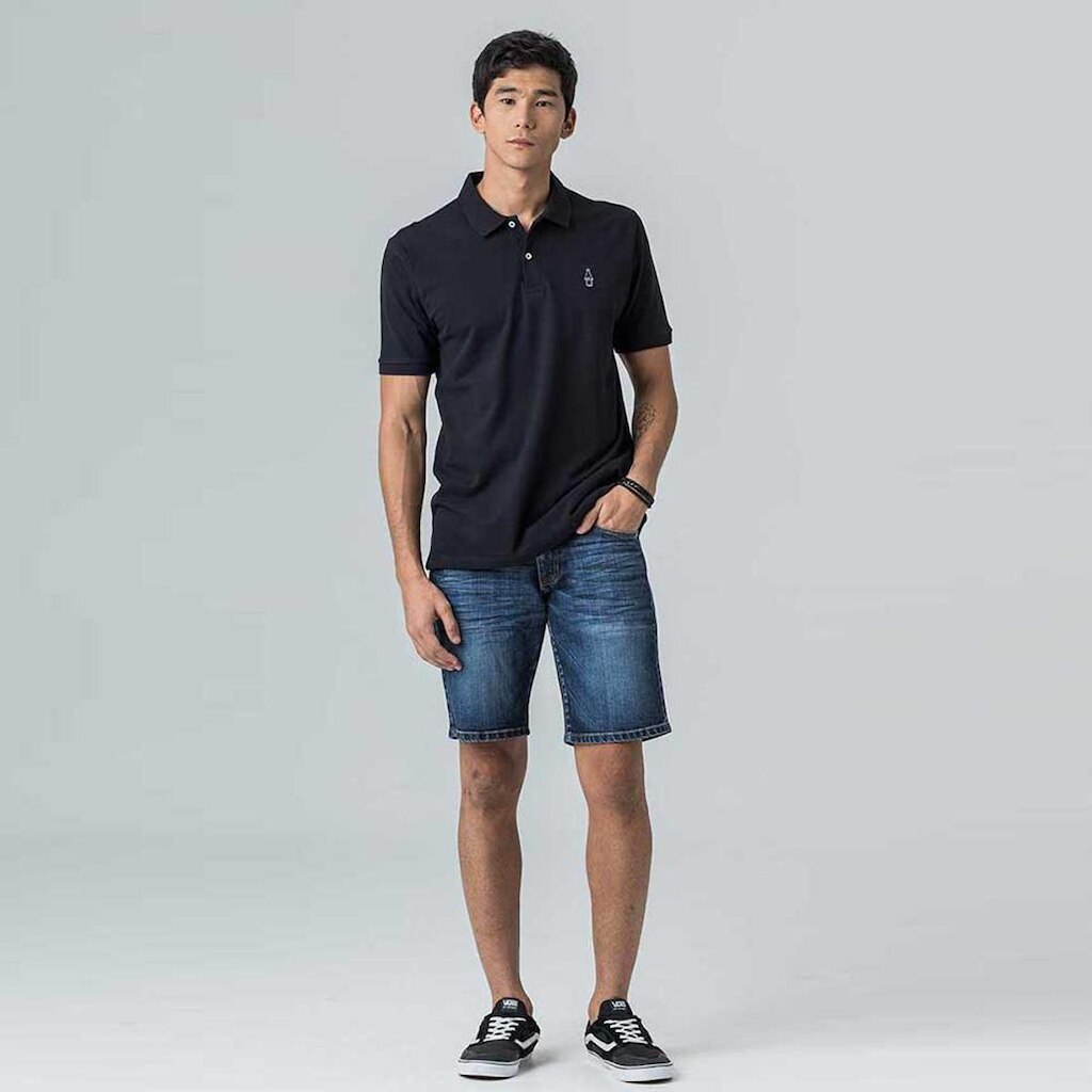 Camisa Polo Masculina Rock e Soda
